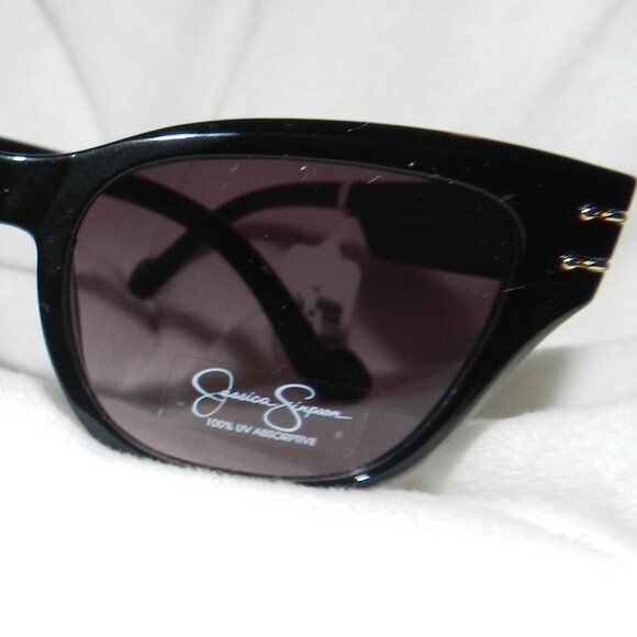 Jessica Simpson Square Frame Sunglasses Accents & Logos J6372-OX NWT🆕⌚📦🏃💨🚚 - Picture 12 of 15